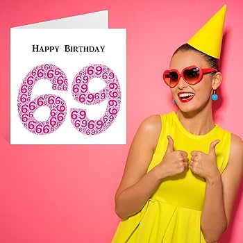 Amazon.com : Stuff4 Fun 69th Birthday Cards for Woman